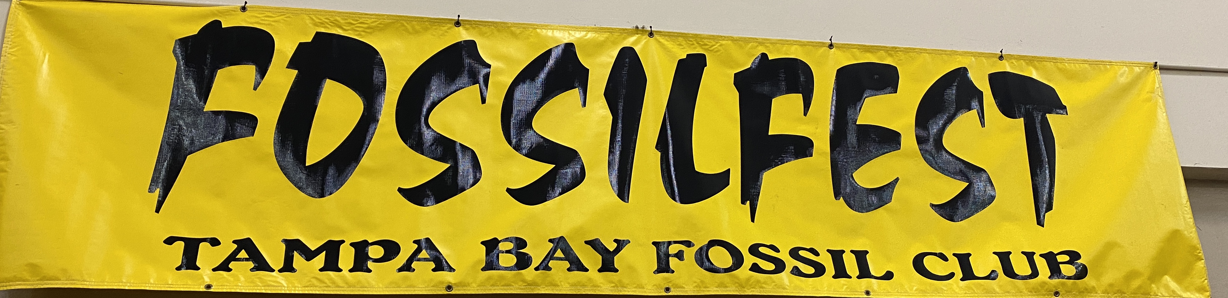 Fossil Fest Sign